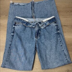 Zara Women's Blue Denim Jeans